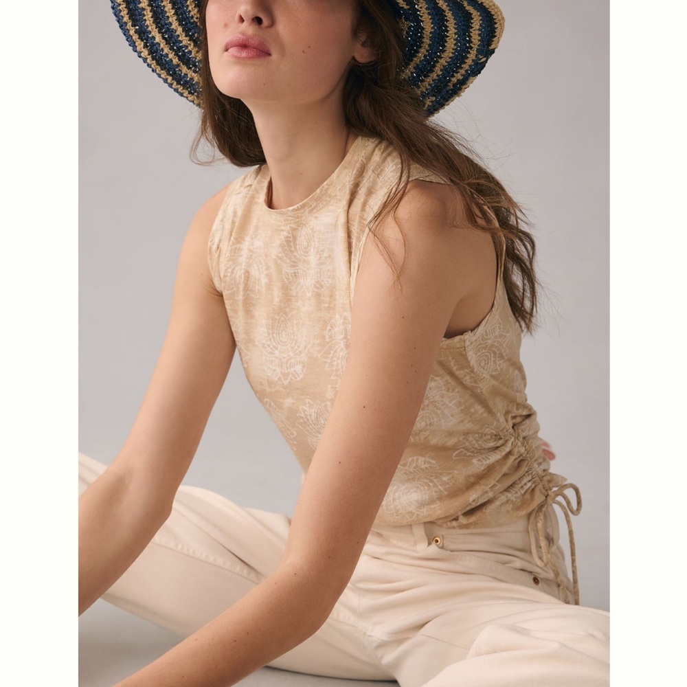 Anthropologie Beige Tank Top